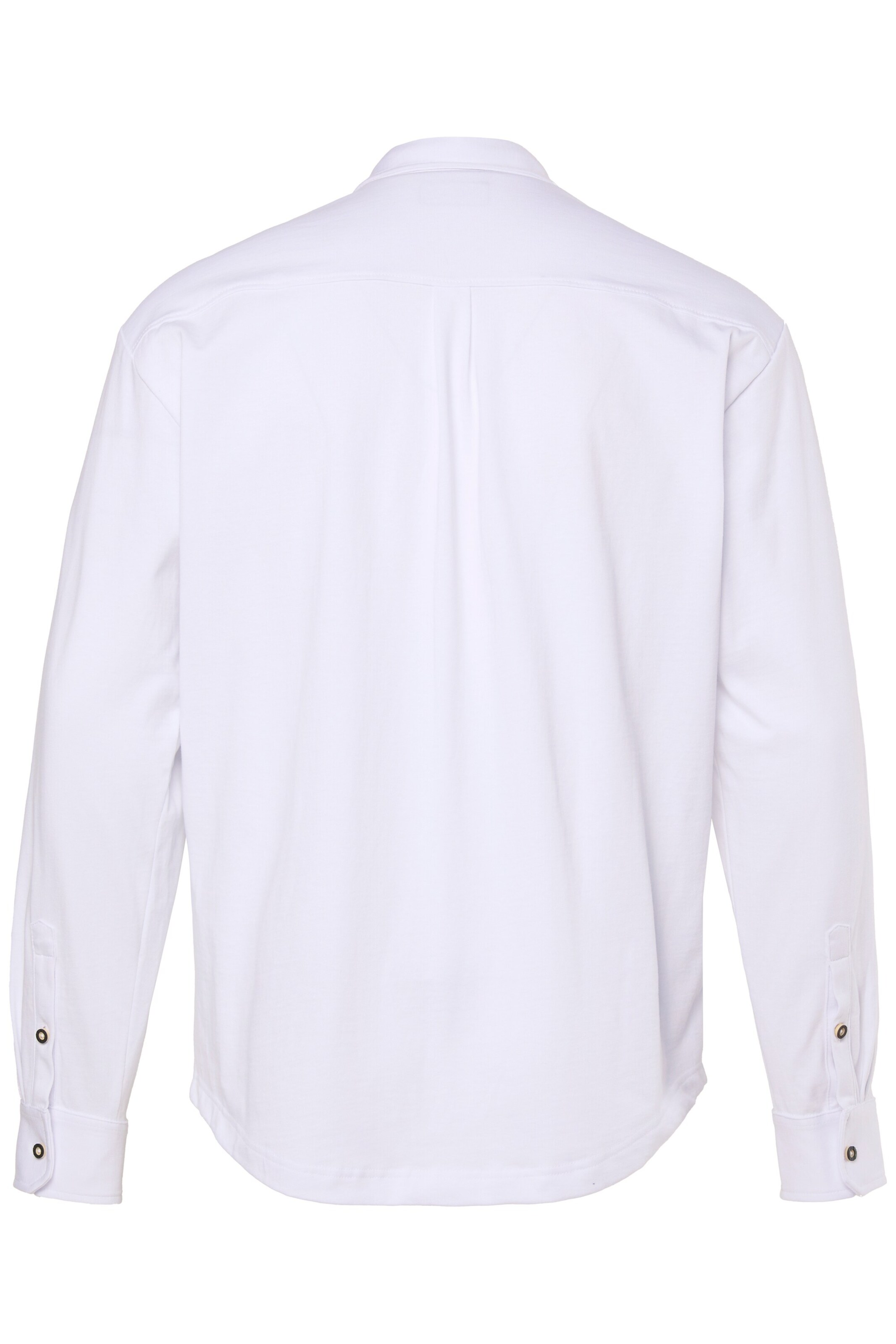 Men Plus Regular fit Button Up Shirt in White
