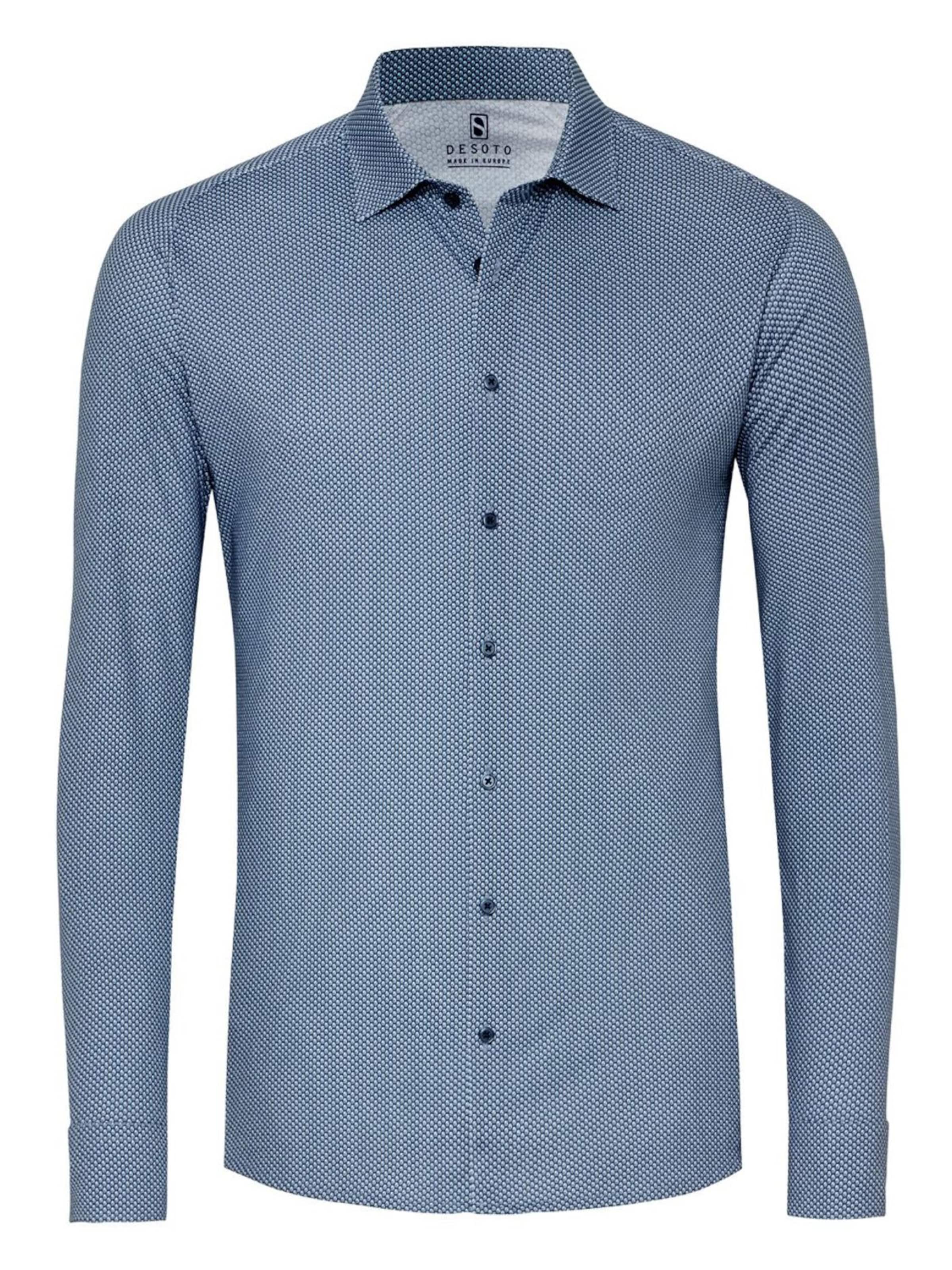 DESOTO Overhemd in Blauw: voorkant