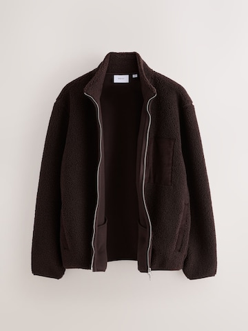 Giacca di pile di Next in marrone