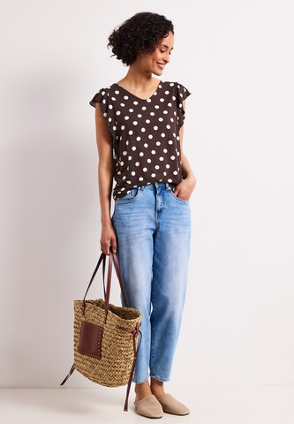 STREET ONE Shirt in Braun