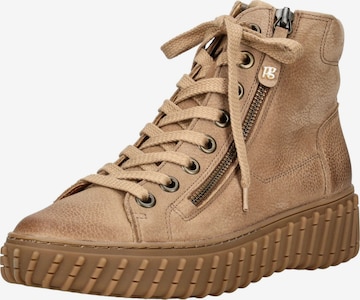 Baskets hautes Paul Green en marron : devant