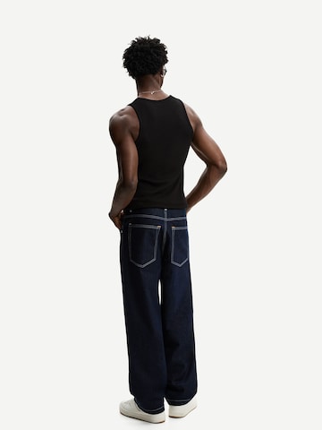 Bershka Baggy Jeans in Blauw