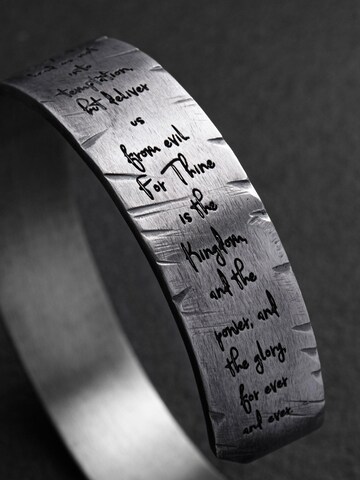 Braccialetto 'THE LORD'S PRAYER' di REYTEL in argento