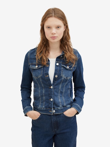 TOM TAILOR DENIM Overgangsjakke i blå