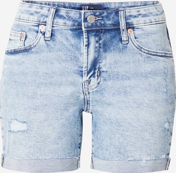 GAP Slimfit Jeans in Blauw: voorkant