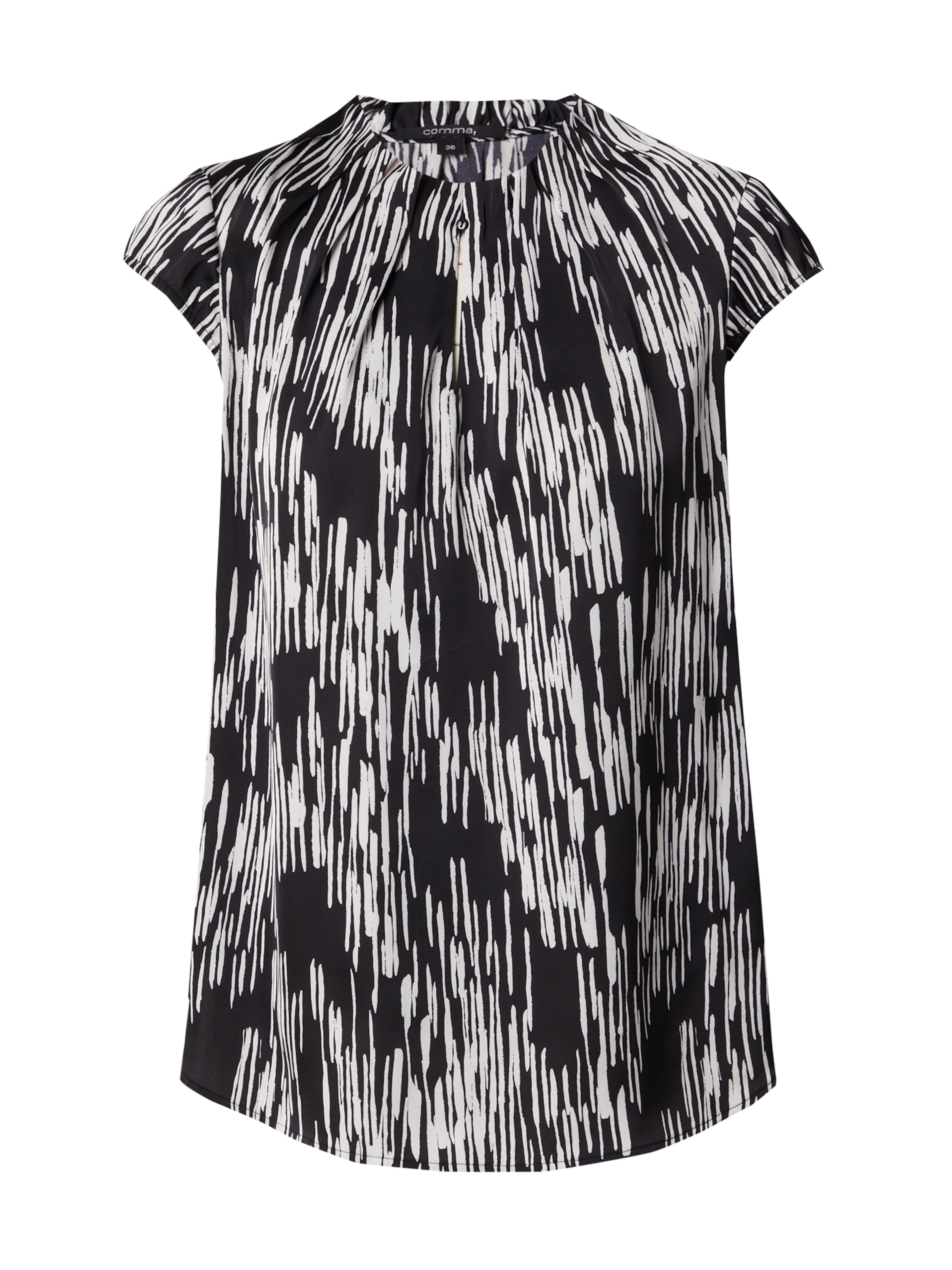 COMMA Bluse in Schwarz: Vorderseite