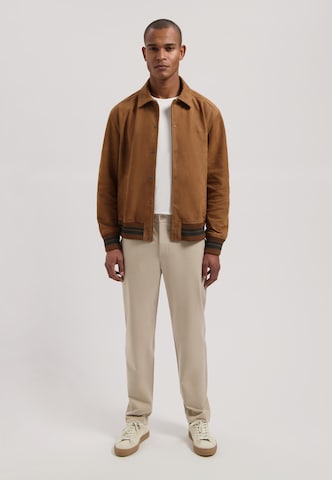 Dstrezzed Regular Chino Pants 'Twill' in Brown