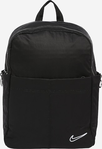 NIKE Sports backpack in Black: front