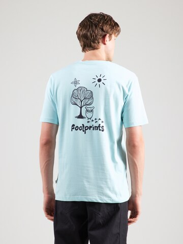 KnowledgeCotton Apparel Μπλουζάκι σε μπλε: μπροστά