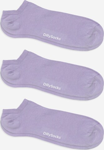 Chaussure basse DillySocks en violet : devant