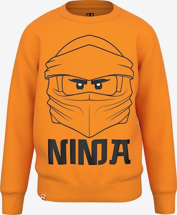 LEGO WEAR Sweatshirt 'Ninjago' in Orange: front