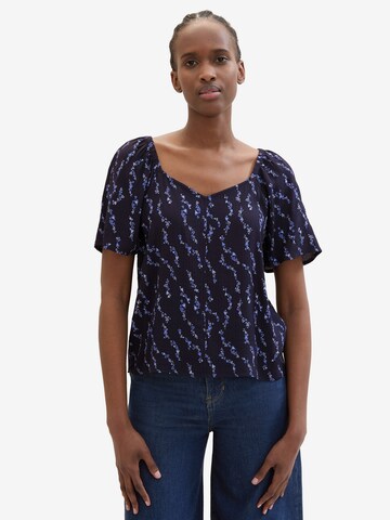 TOM TAILOR DENIM - Blusa 'Sweetheart' en azul