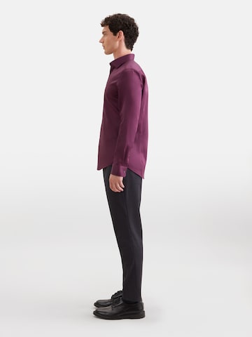 SEIDENSTICKER Slim Fit Hemd 'Smart Classics' in Rot
