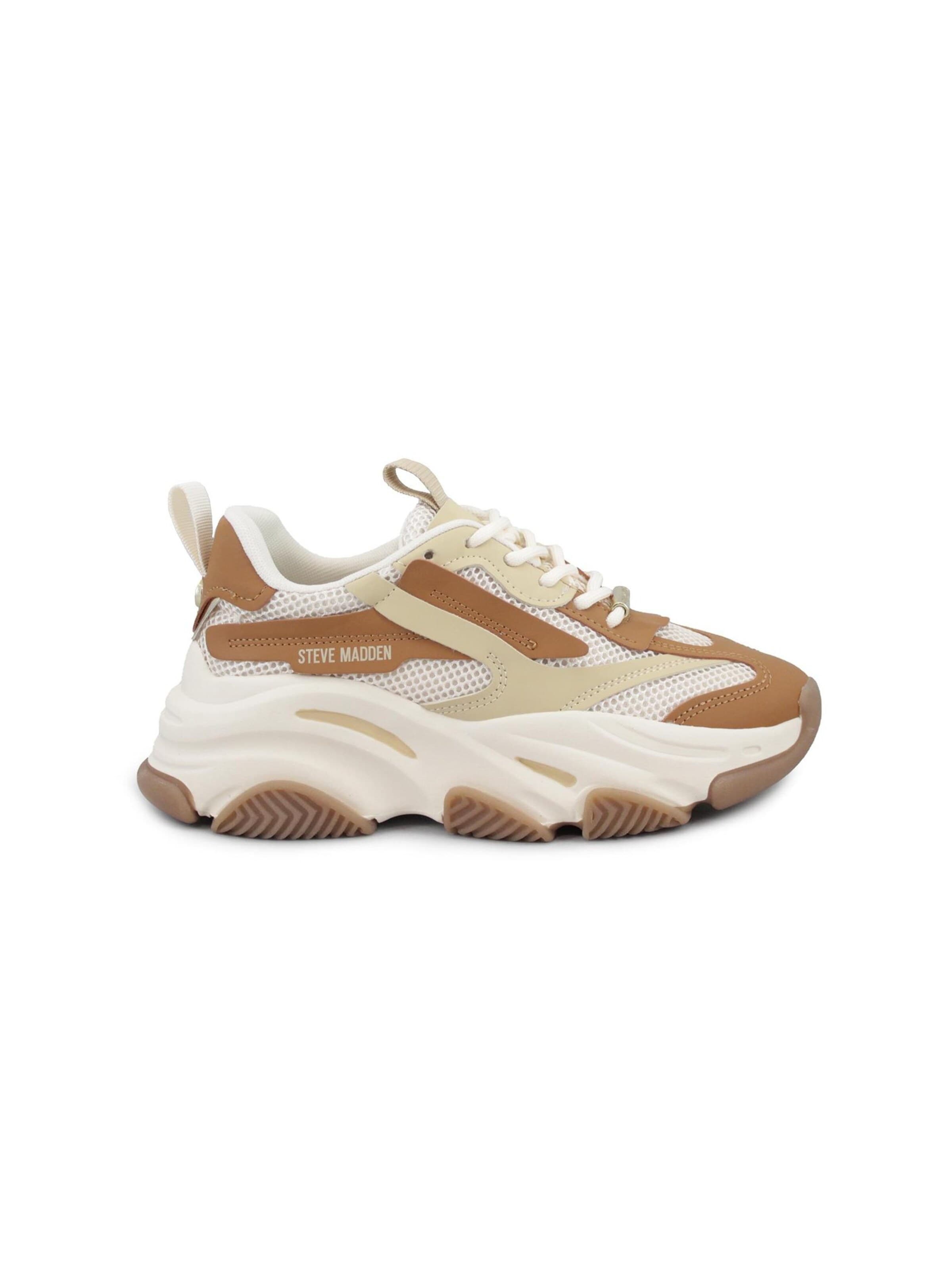 Baskets basses 'POSSESSION-E' STEVE MADDEN en marron : devant