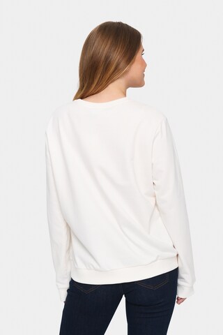 SAINT TROPEZ Sweatshirt 'Fanile' in Wit