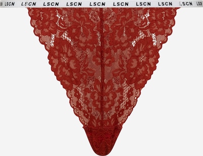 LSCN by LASCANA String en rouge, Vue avec produit