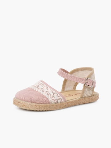 Pisamonas - Sandalias en rosa: frente