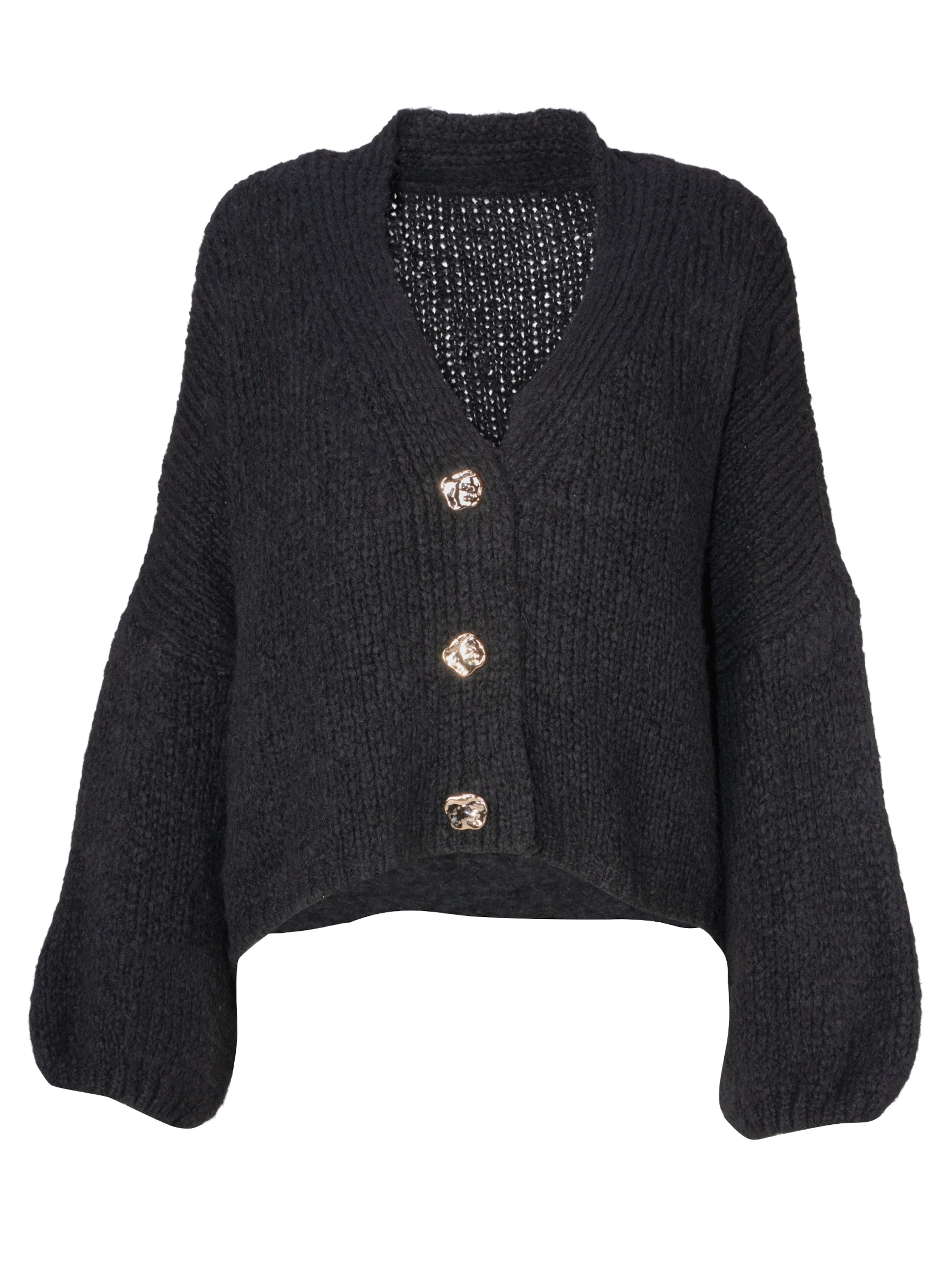 Cardigan oversize 'Jojo' Seasons of April en noir : devant