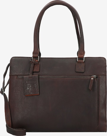 Porte-documents Burkely en marron : devant