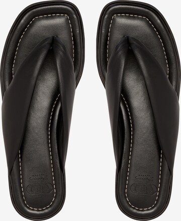 Dune LONDON T-Bar Sandals 'LONGISLAND' in Black