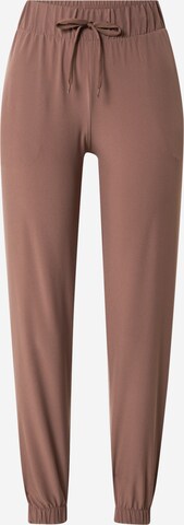 Athlecia Workout Pants 'Austberg' in Brown: front