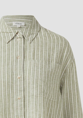 Chemisier s.Oliver en vert