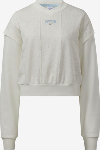 Reebok Sweatshirt in White: front