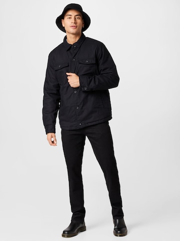 Brandit Regular Fit Jacke in Schwarz