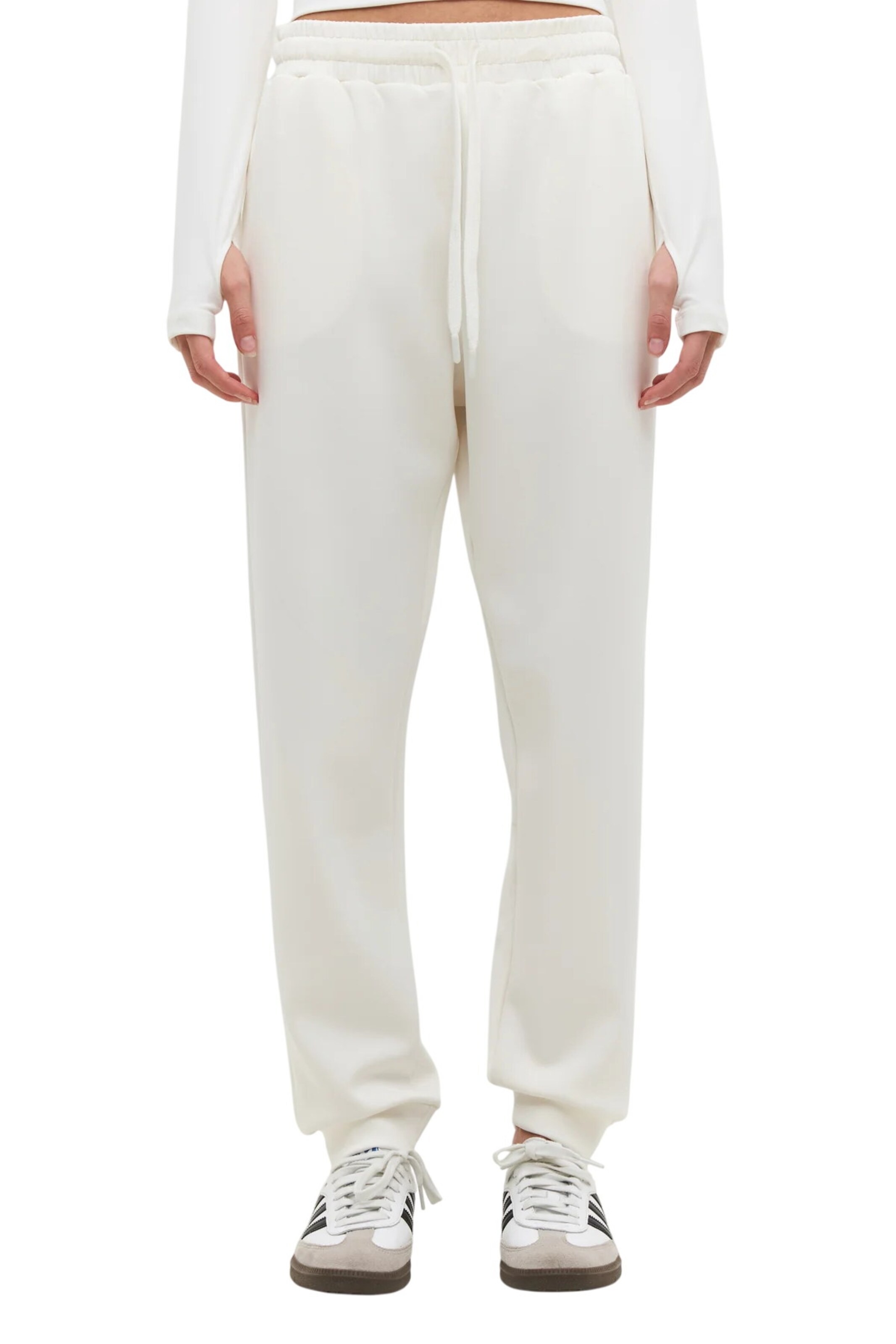 No Matter What Tapered Hose in Weiß: Vorderseite