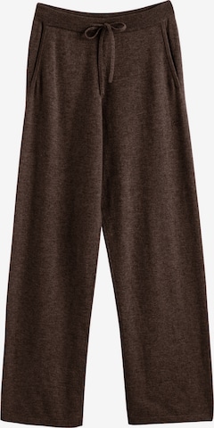 Chinti & Parker Zvonové kalhoty Kalhoty 'Pure Cashmere' – hnědá: přední strana