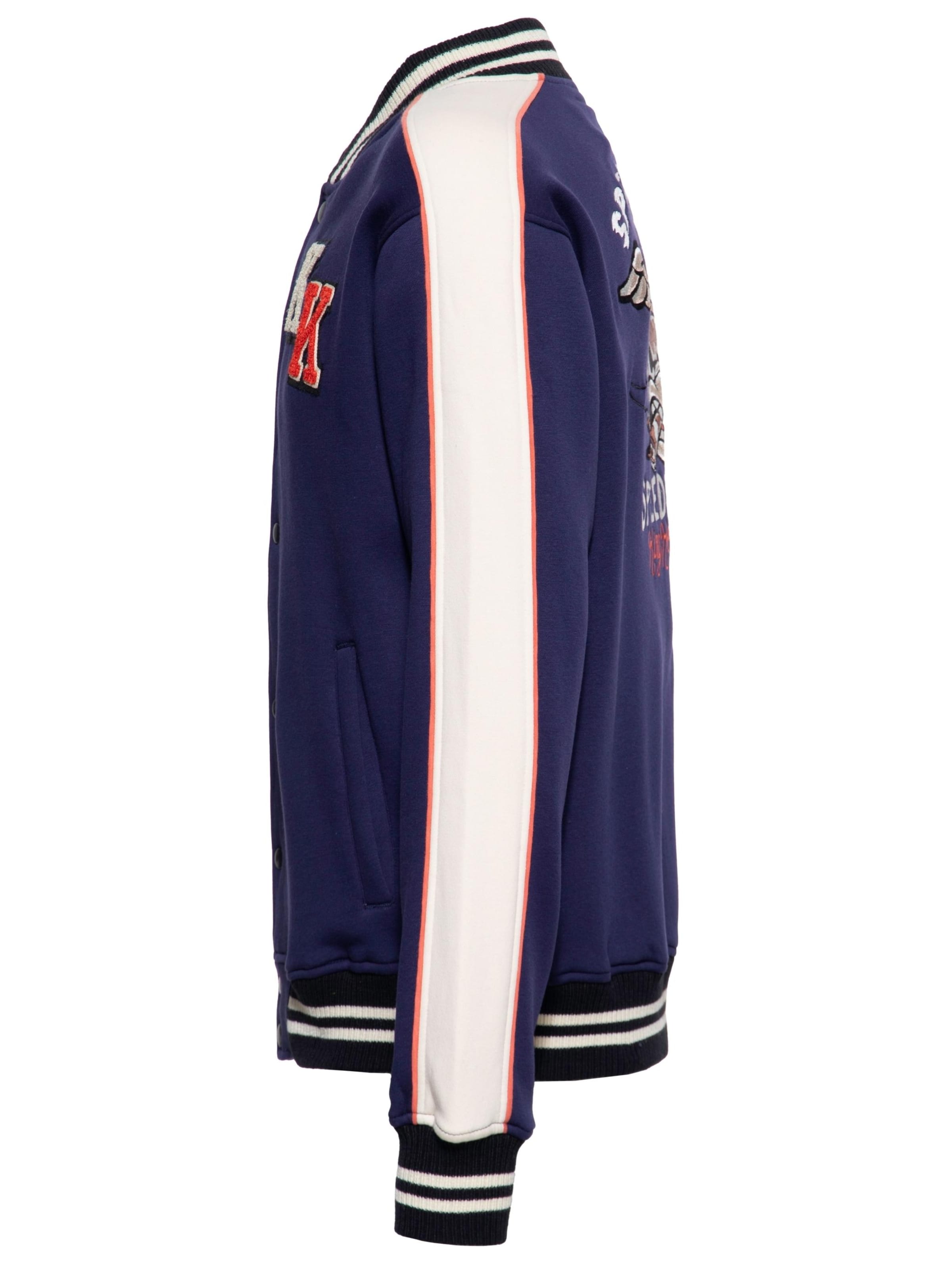 King Kerosin Between-Season Jacket 'Speedfreak' in Blue