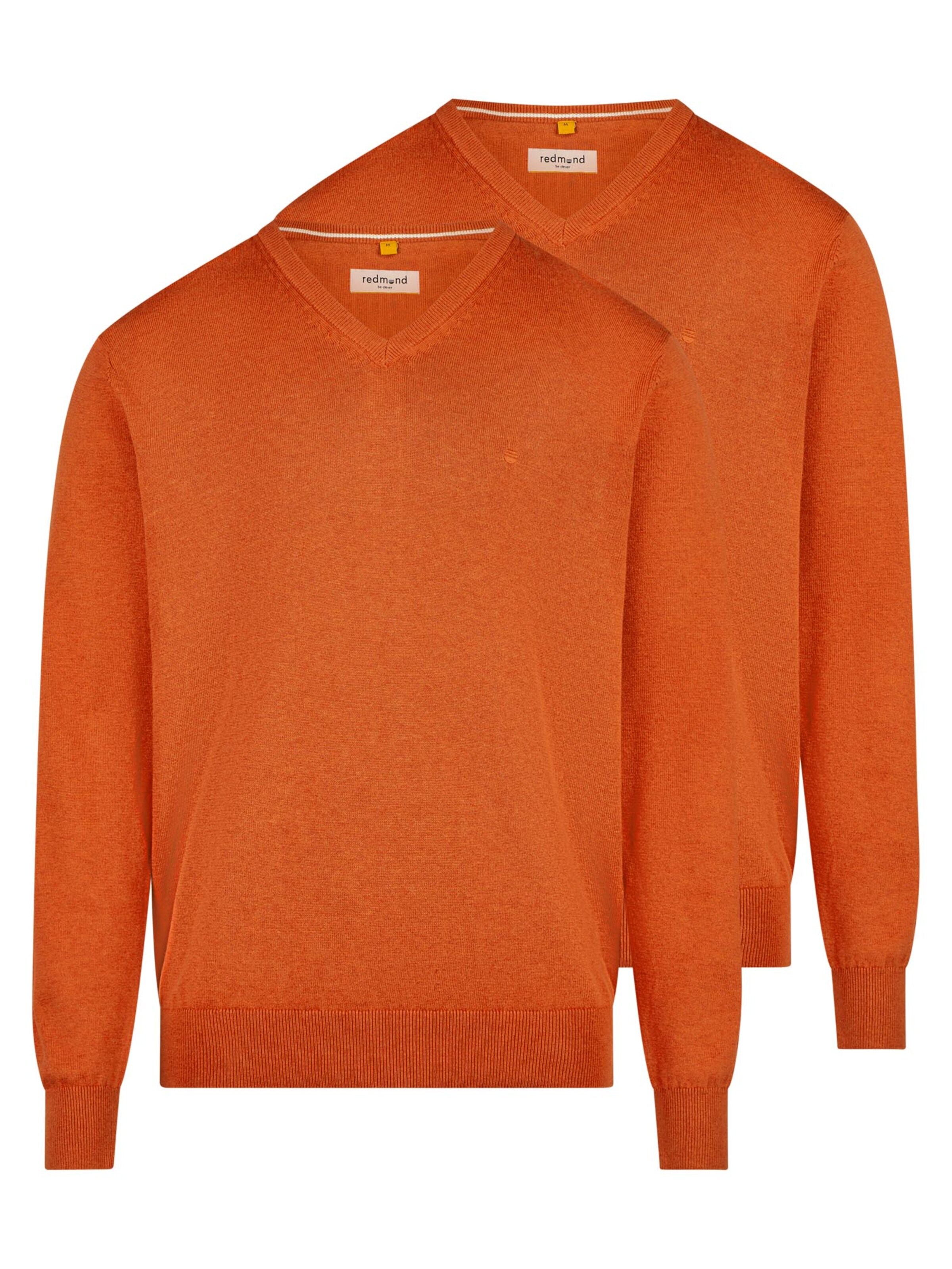 redmond Sweater 'Basic' in Orange: front