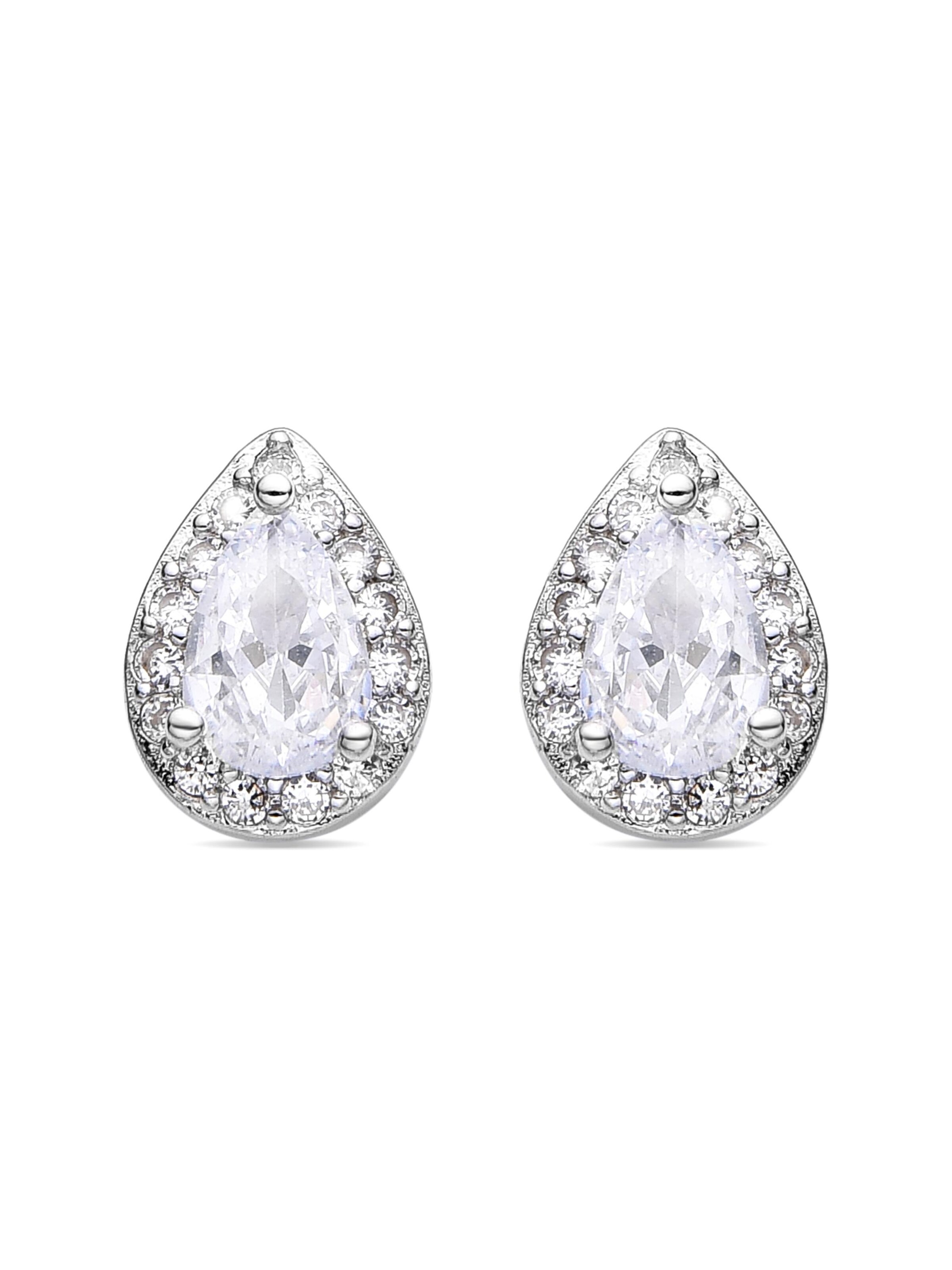 Orecchini 'Nexan' di Luxenter in argento: frontale