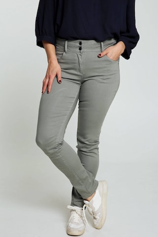 Paprika Slim fit Pants 'Louise' in Green: front