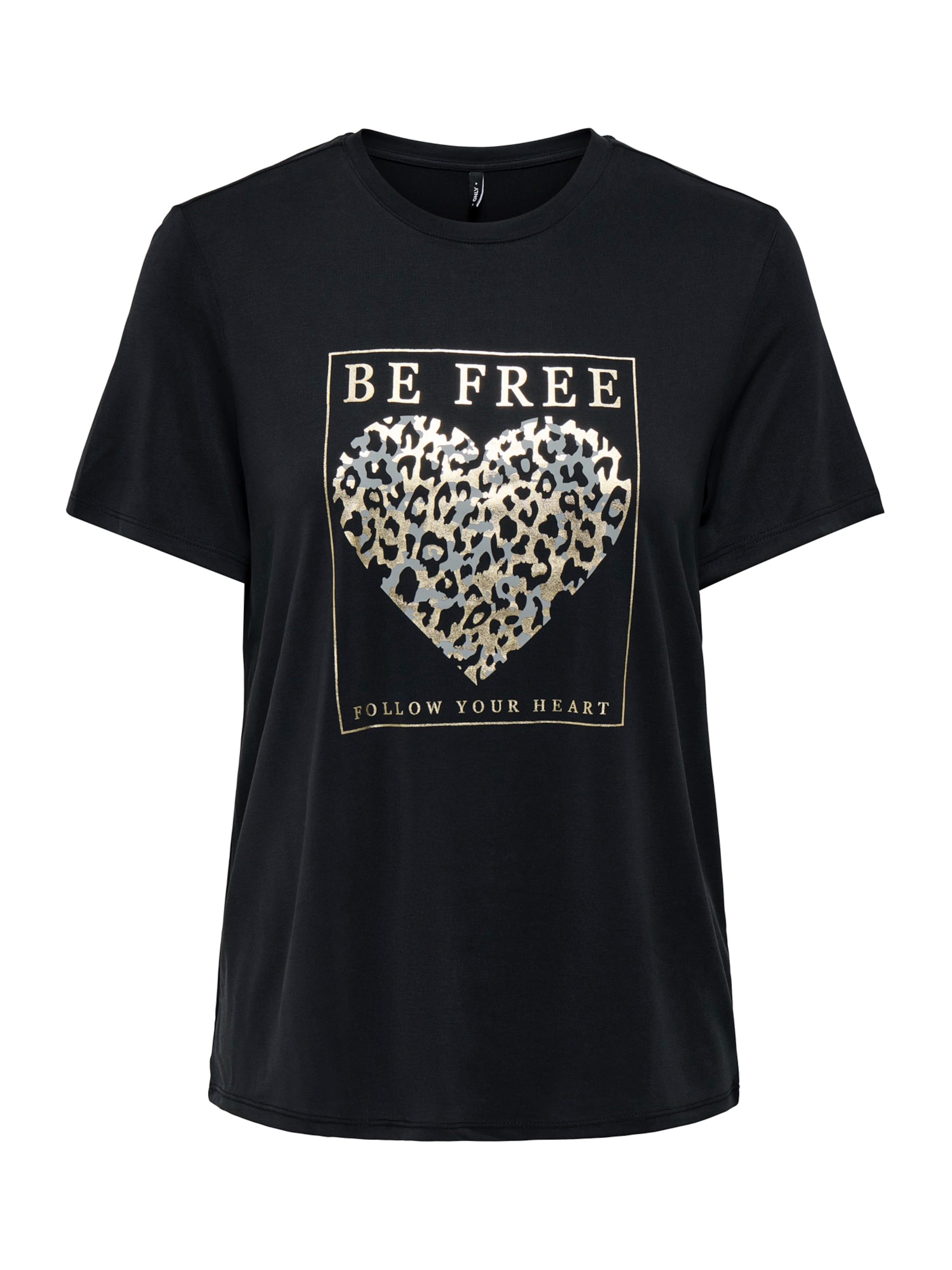 ONLY Μπλουζάκι 'ONLFREE' σε μαύρο: μπροστά