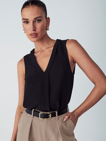 Willa Blouse 'DELRAY BLOUSE' in Zwart: voorkant