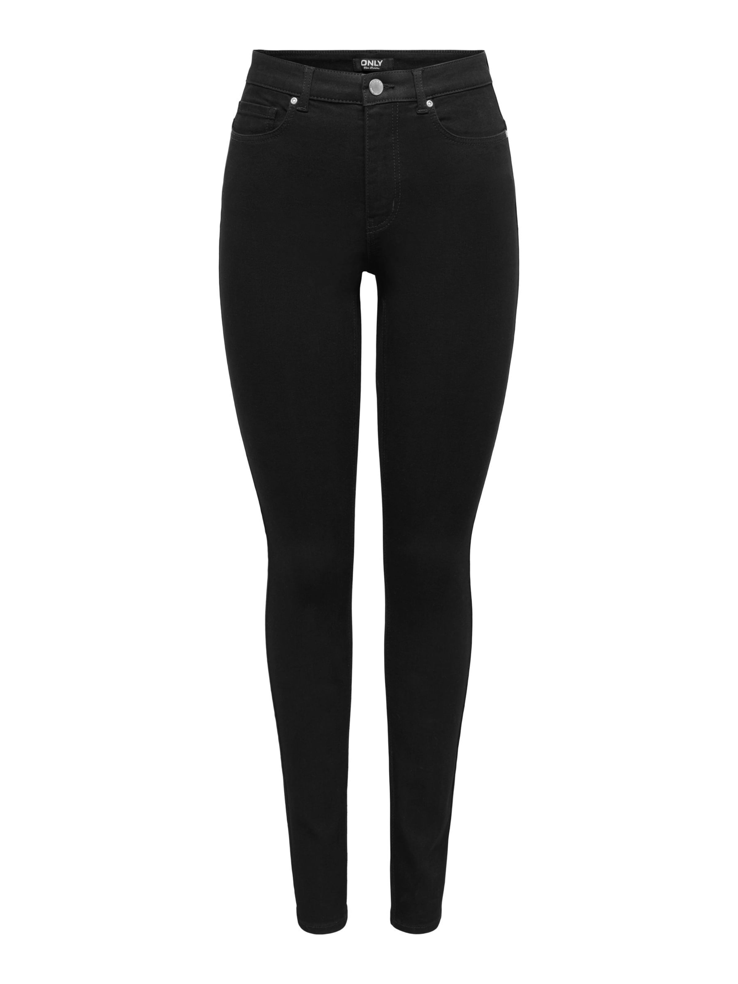 ONLY Skinny Jeans 'ONPAOLA' i sort: forside