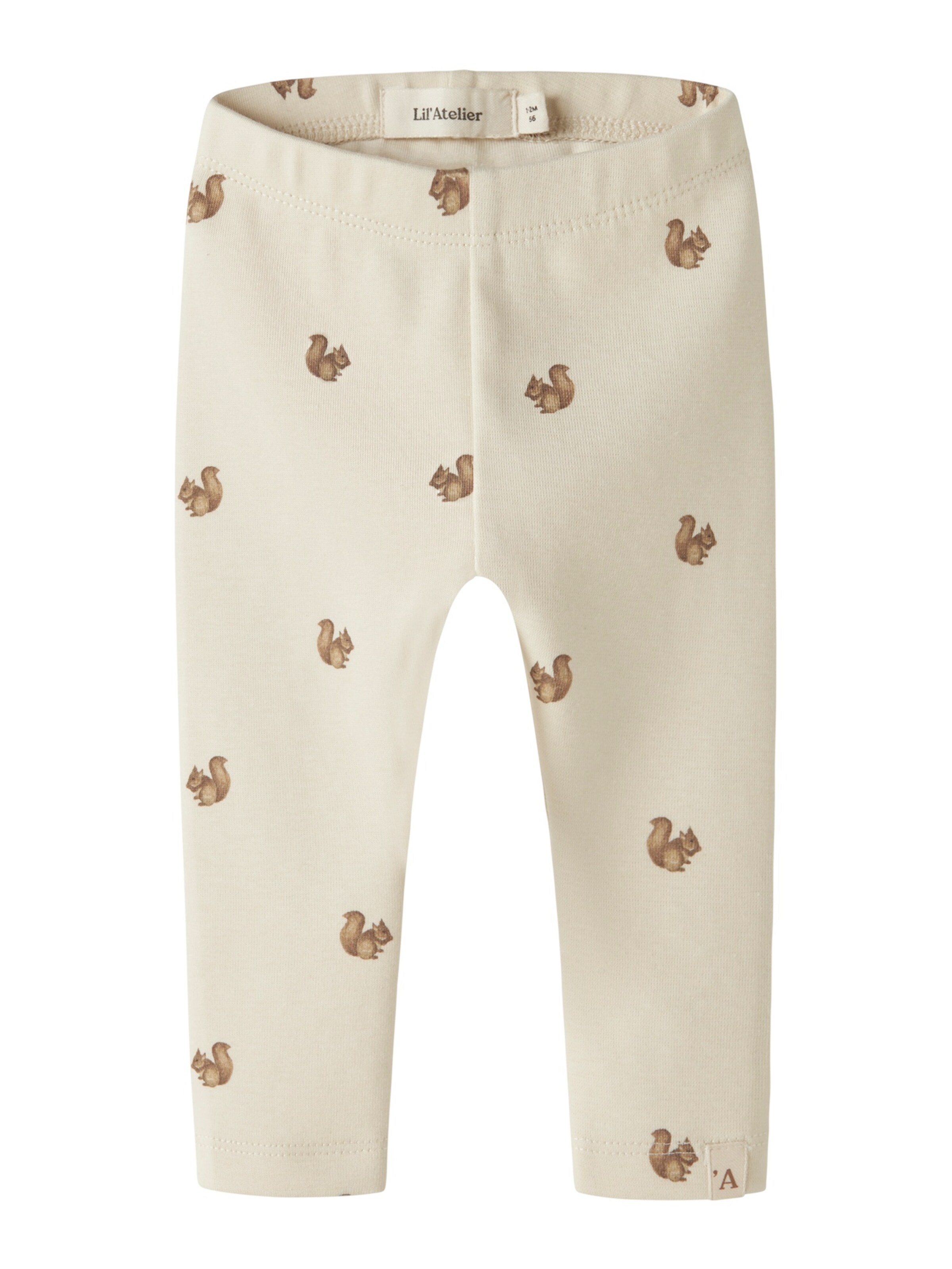 Lil'Atelier Leggings 'NBNLAYO' in Beige: Vorderseite