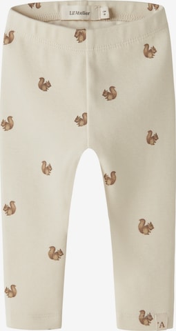 Lil'Atelier Leggings 'NBNLAYO' in Beige: Vorderseite