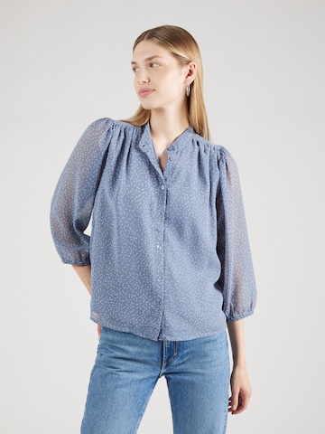 mbym Blouse 'Solstice' in Blauw: voorkant