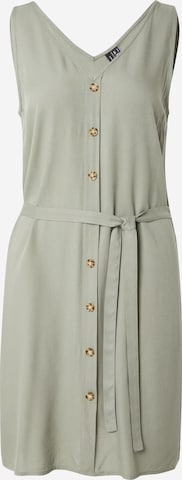 VERO MODA Jurk 'BUMPY' in Groen: voorkant