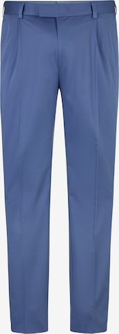 JOOP! Slim fit Pleat-Front Pants in Blue: front