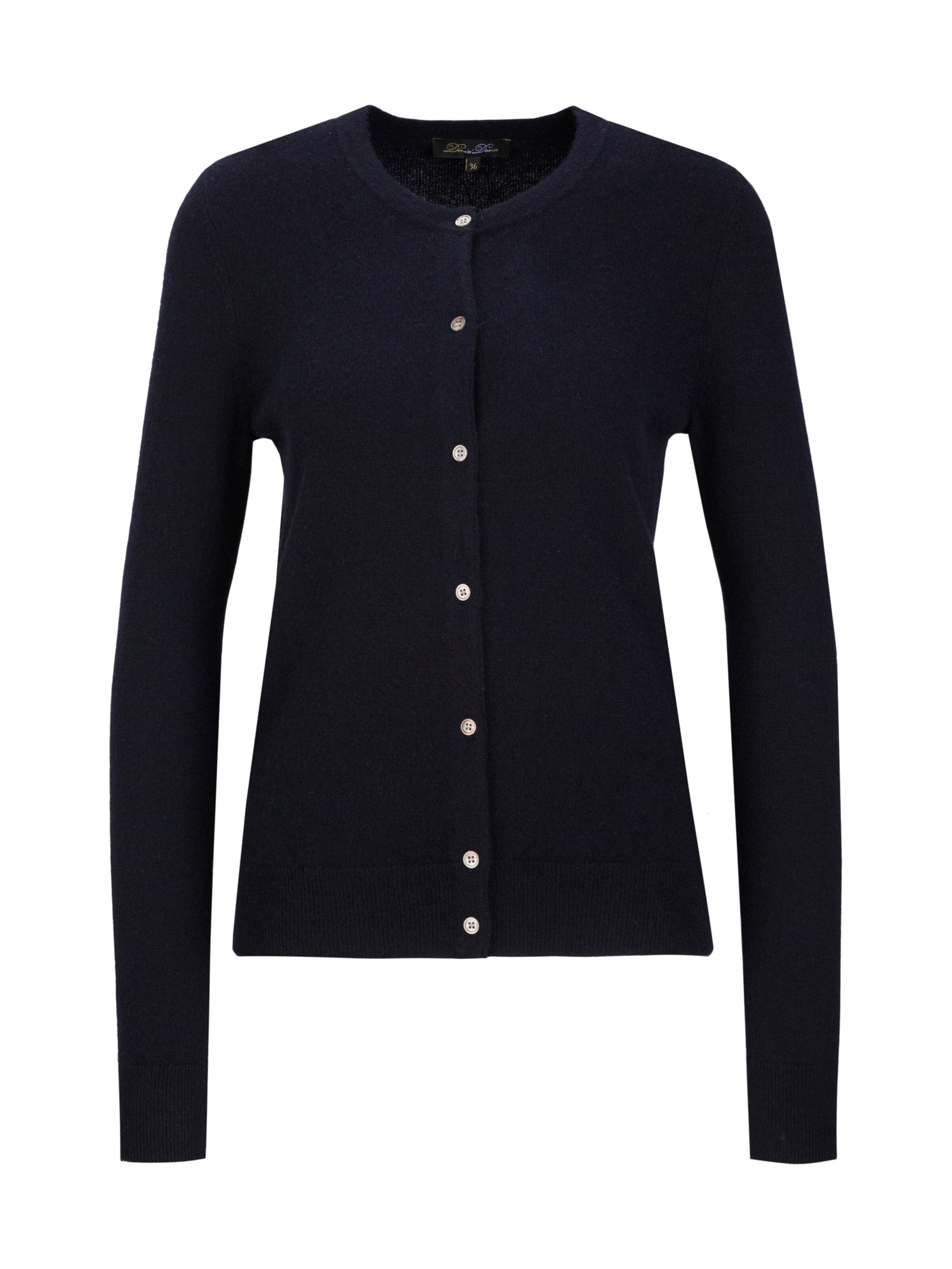 Dine'n'Dance Strickjacke 'Cara ' in Blau: Vorderseite