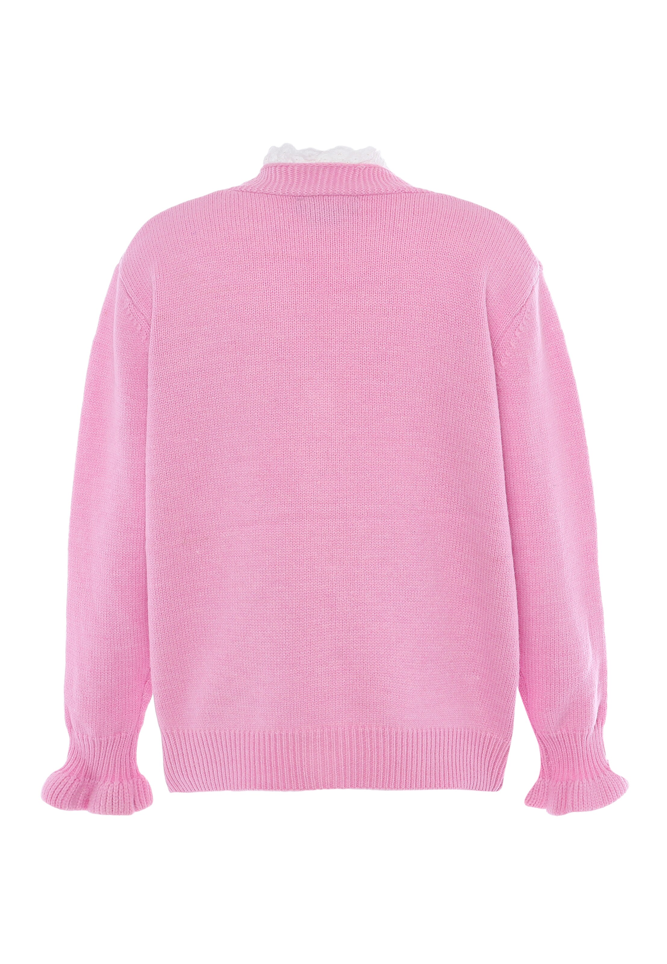 faina Вязаная кофта в Ярко-розовый