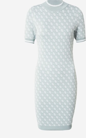 GUESS Kleid 'LISE' in pastellgrün / weiß, Produktansicht