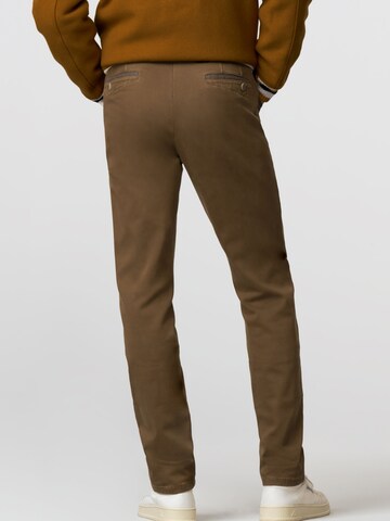 MEYER Slim fit Chino Pants 'Dublin' in Brown
