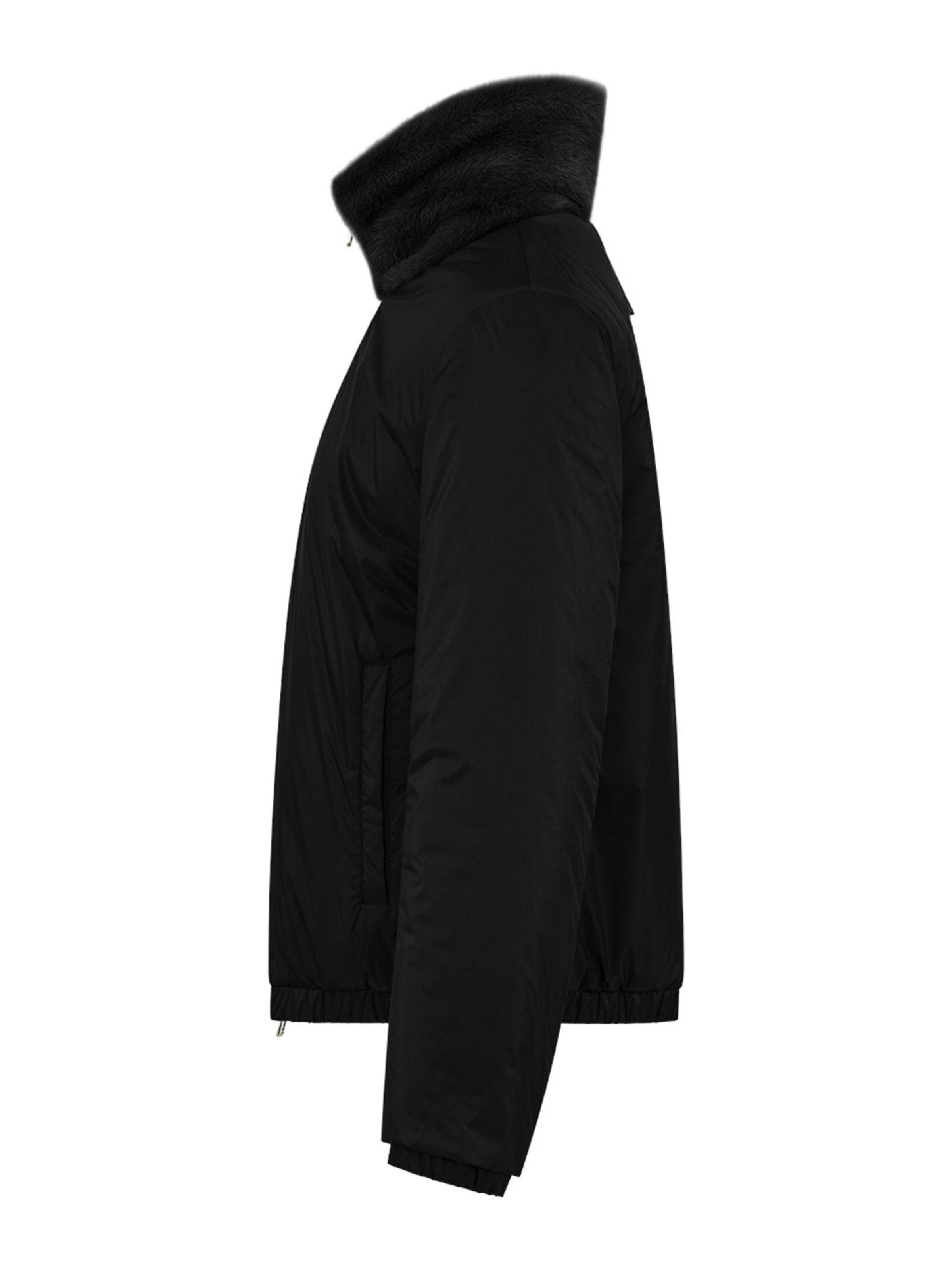 Giacca di mezza stagione 'Reversible faux fur bomber jacket' di DUNO in nero