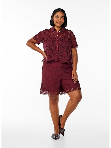 regular Pantaloni 'MMONIKA' di Zizzi in rosso