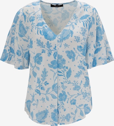 Aniston CASUAL Bluse in hellblau / weiß, Produktansicht