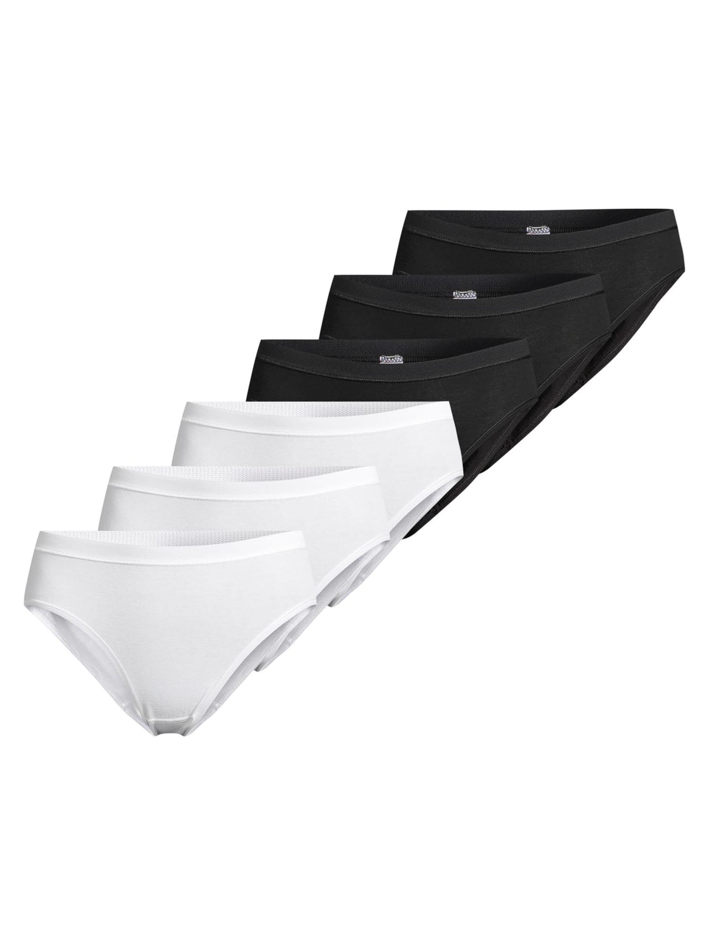 CON-TA Panty 'Feinripp' in Black: front